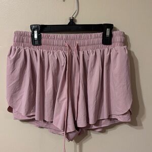 Pink Flowy Shorts, Size S